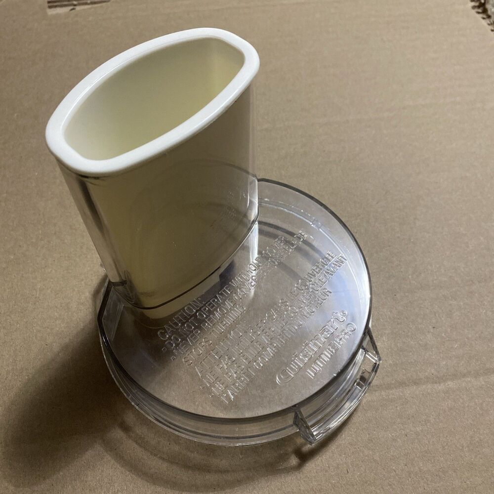 Cuisinart Little Pro Plus Work Bowl Lid DLC-504 & Pusher DLC-506 Replacement